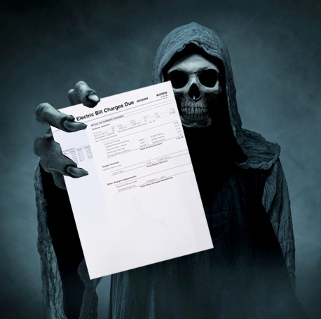 Avoid the dark terrors of paying a high electric bill by hosting an energy saving movie night on Halloween.
