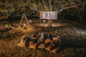 Host an energy saving movie night for your friends and neighbors this weirdly warm Halloween night in PA.